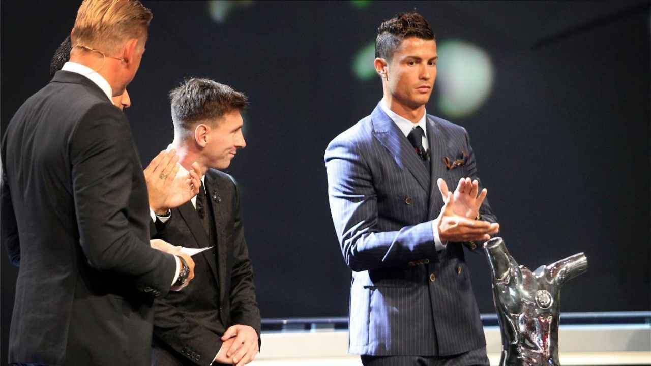 Ronaldo e Messi sorpresi dal discorso di Cantona