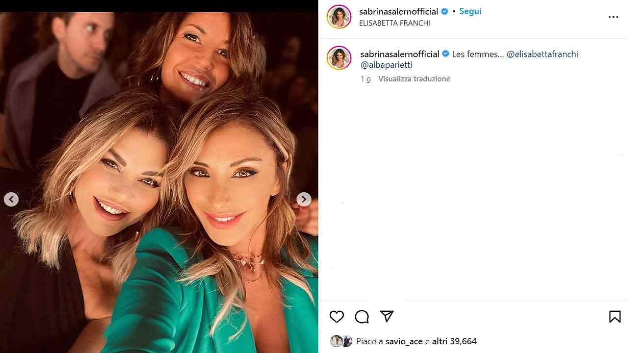 Sabrina Salerno, Alba Parietti e Cristina D'Avena: tris mai visto, ecco dove