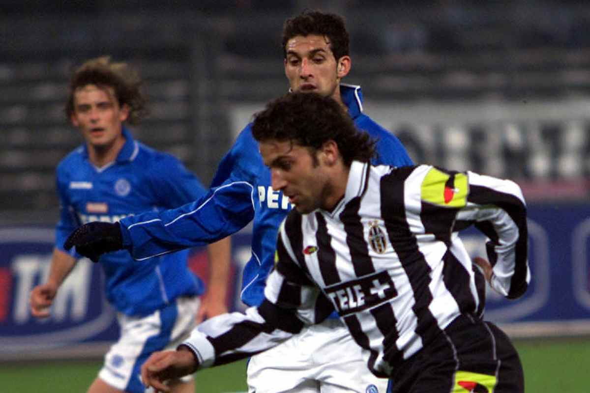 Napoli-Juventus, curiosità dal passato: la 'prima volta' di Del Piero