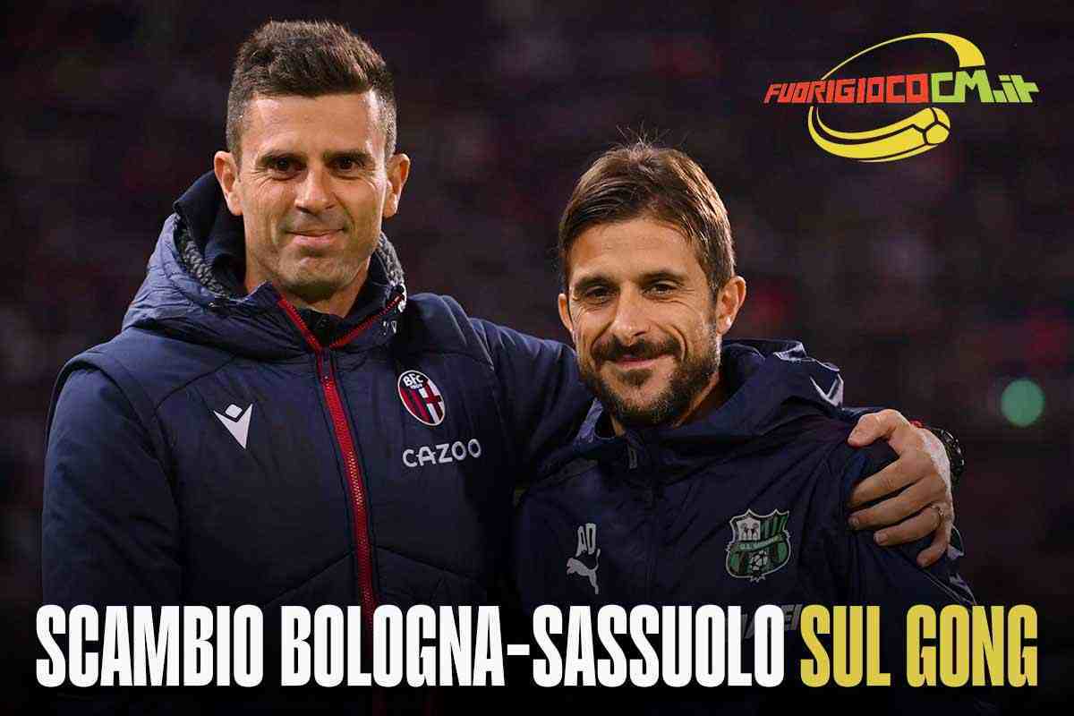 Calciomercato, scambio Bologna-Sassuolo