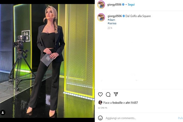 Giorgia Rossi infiamma DAZN, top clamoroso: "Meglio di Diletta Leotta"