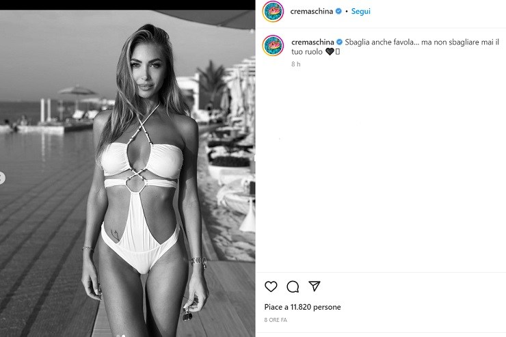 Laura Cremaschi, bikini con trasparenza devastante: capolavoro