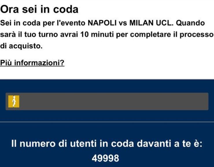 Napoli-Milan code biglietti