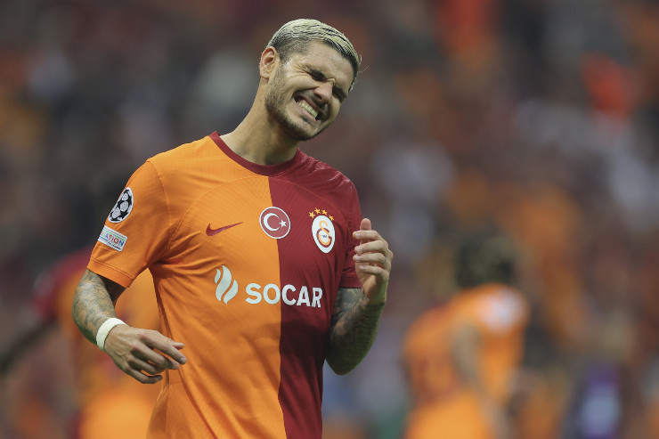 Mauro Icardi con la maglia del Galatasaray