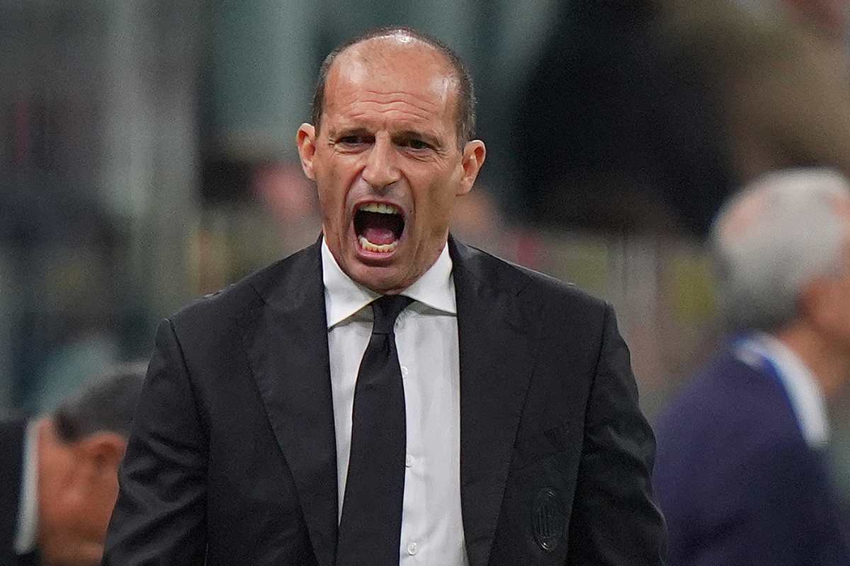 allegri arrabbiato urla