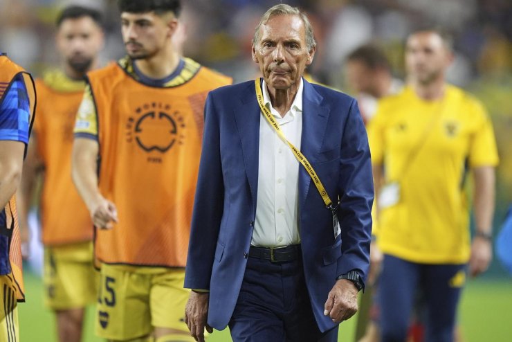 Russo al termine di una partita del Boca Juniors