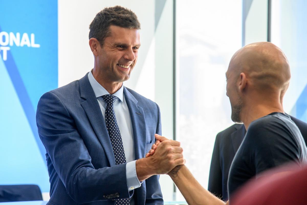 Thiago Motta a un evento