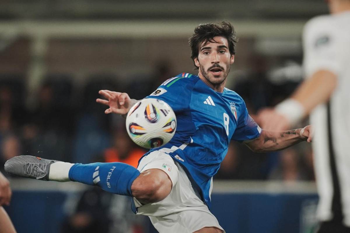 Tonali in azione con l'Italia