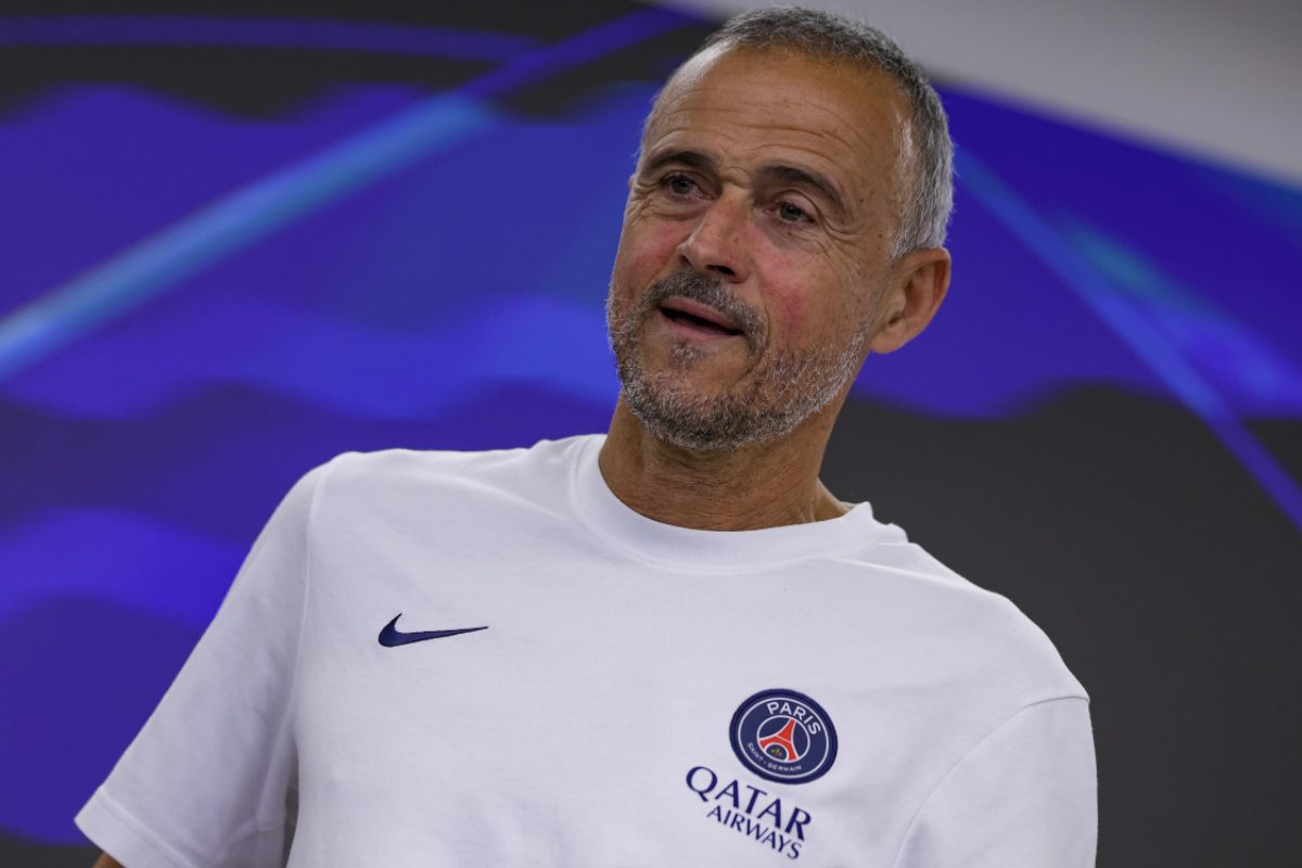 L'allenatore del PSG, Luis Enrique