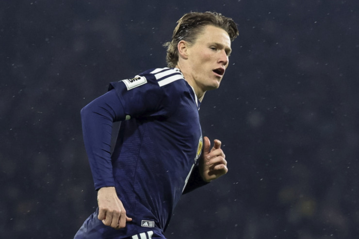 Scott McTominay con la maglia della Nazionale scozzese
