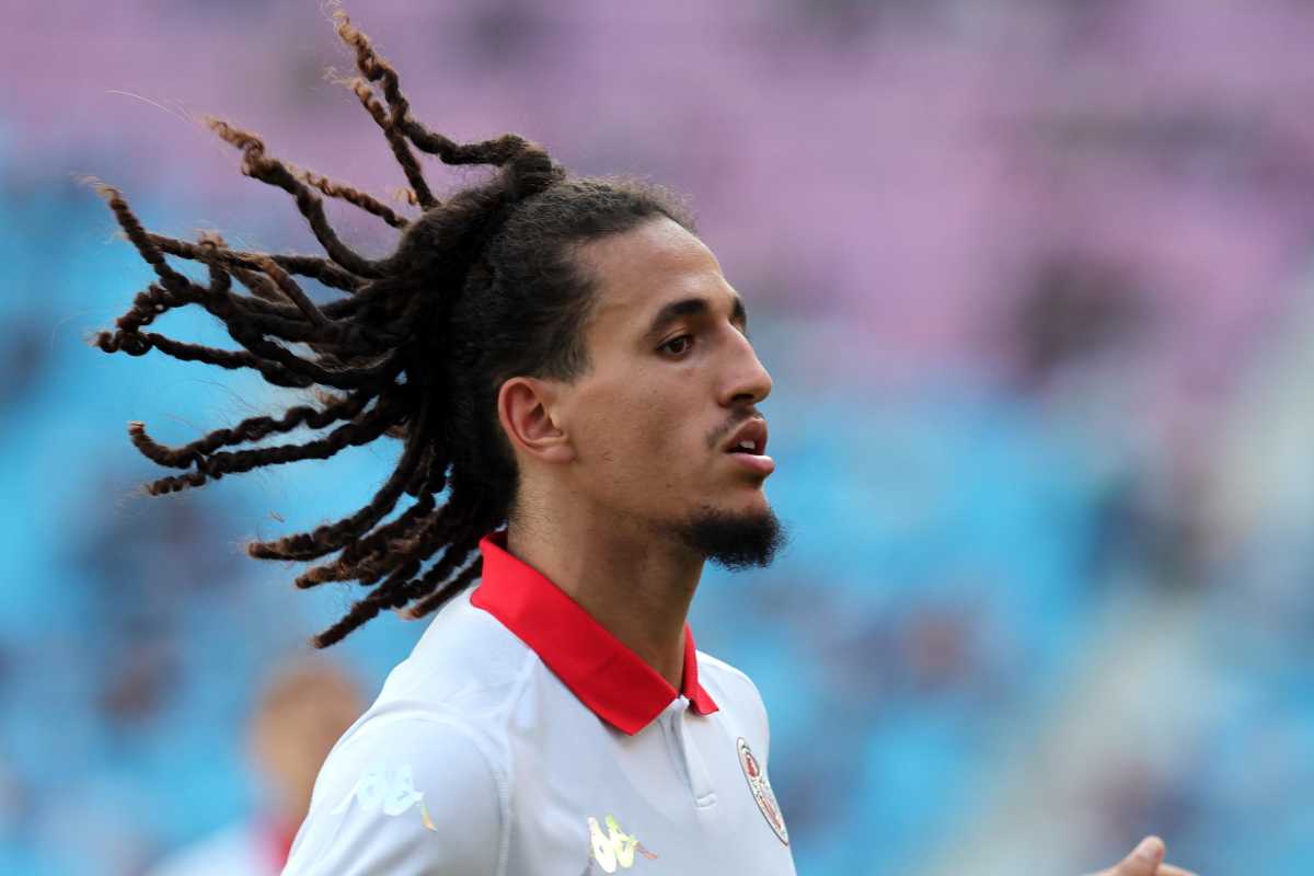 Attaccante in azione