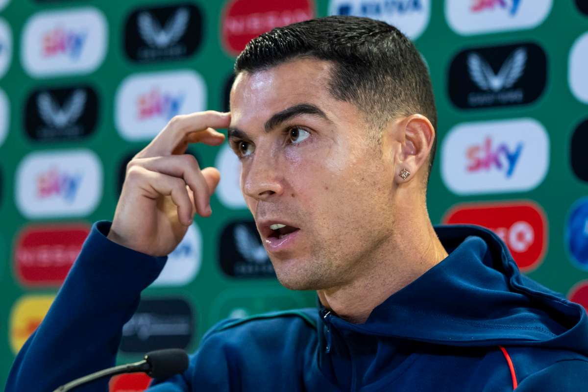 Cristiano Ronaldo in conferenza stampa