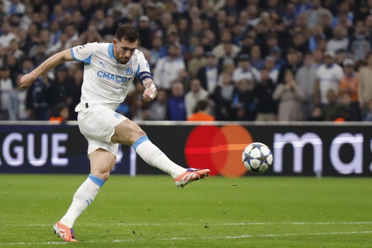 Hojbjerg in azione con l'OM