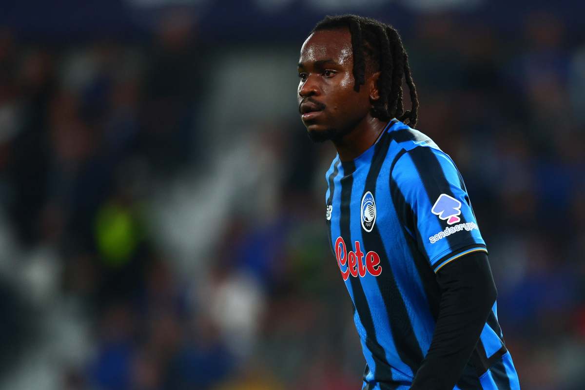 Lookman durante una partita con l'Atalanta