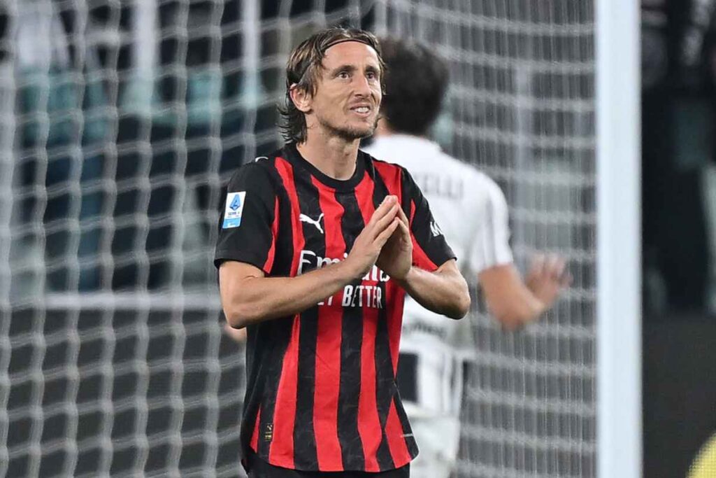 Il centrocampista del Milan, Luka Modric
