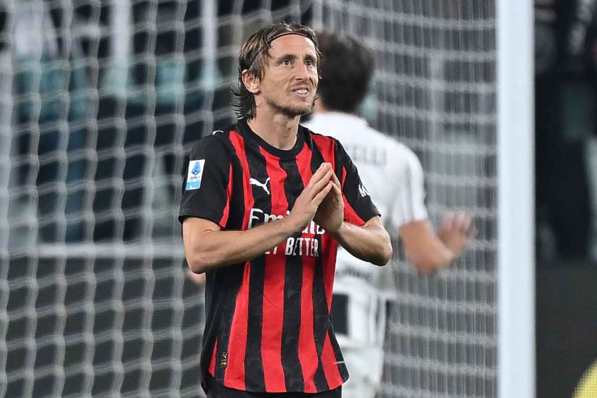 Il centrocampista del Milan, Luka Modric
