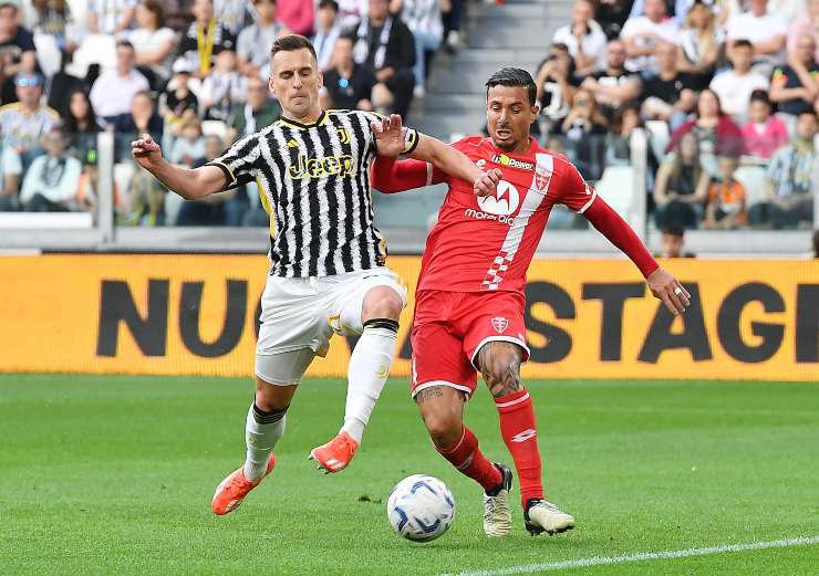 Milik in Juve-Monza del 25 maggio 2024