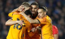 pellegrini esulta in rangers-roma