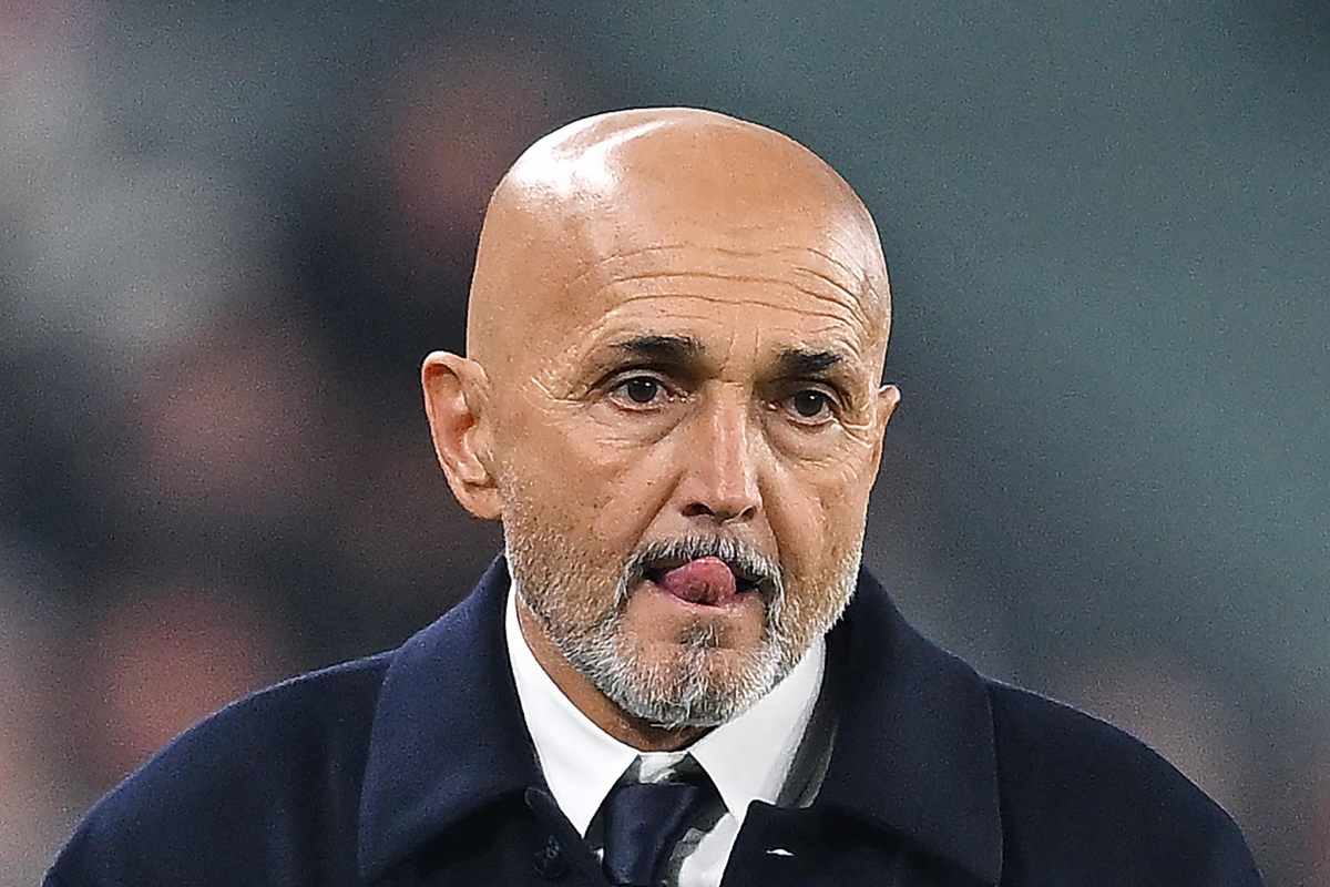 Spalletti durante una partita della Juve