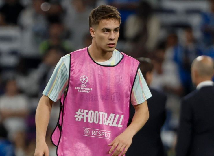 Yildiz prima di entrare in campo