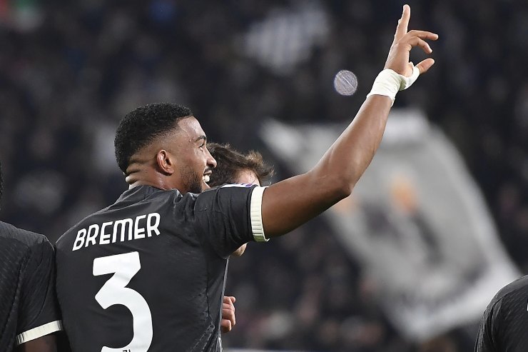 L'esultanza di Gleison Bremer