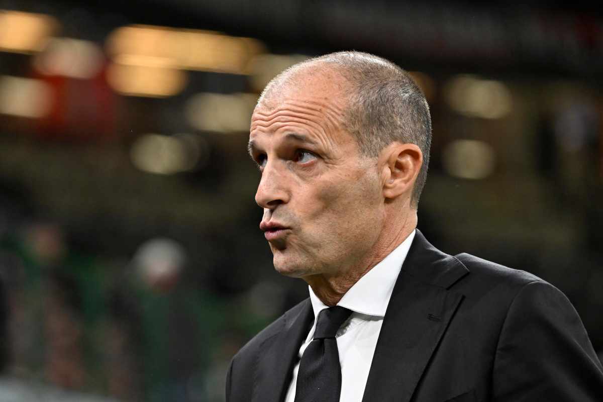 Allegri prima di una partita del Milan
